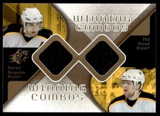 2007-08 SPx Winning Combos Patrice Bergeron/Phil Kessel Boston Bruins #WC-BK