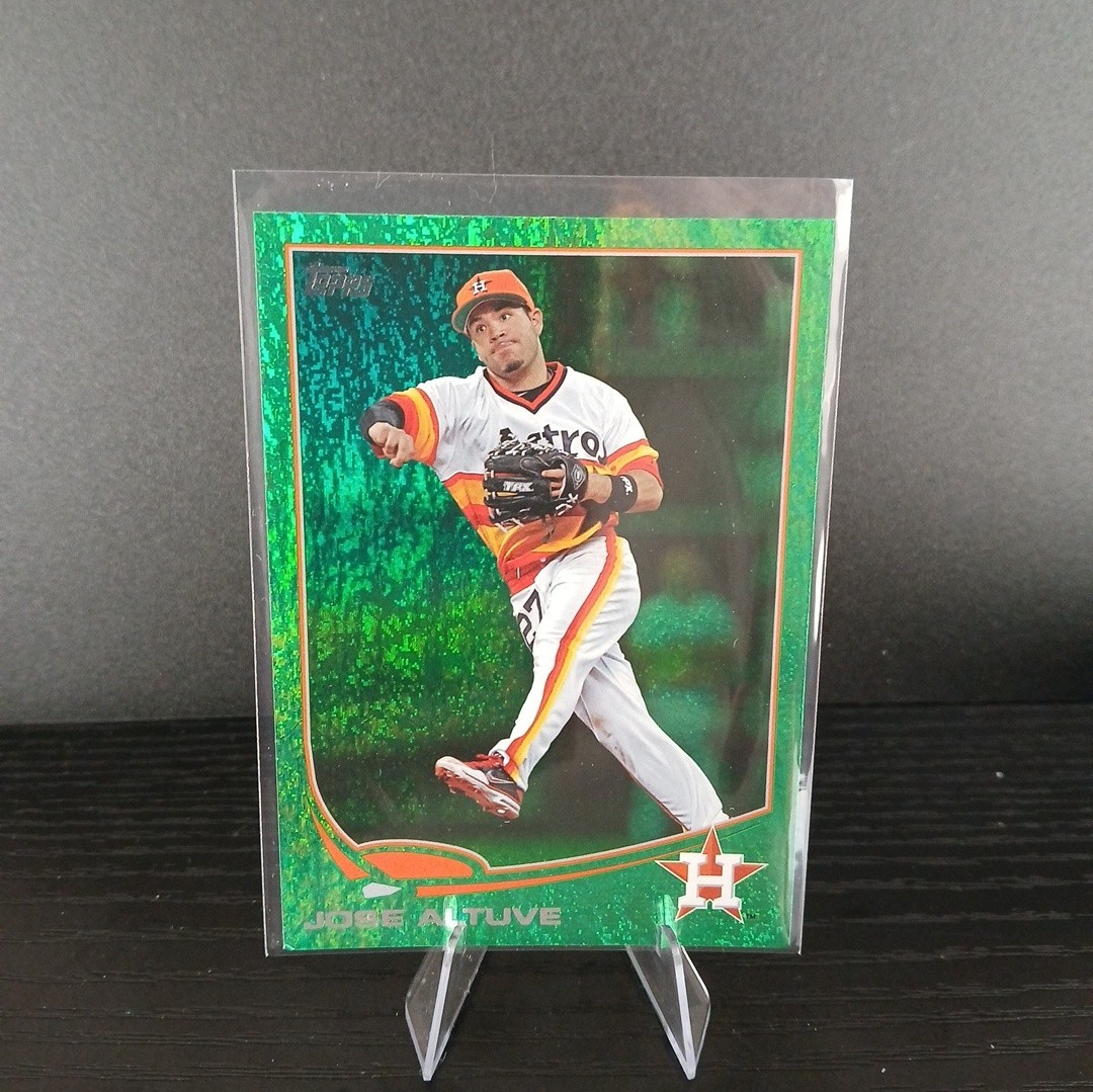 2013 Topps - Jose Altuve #227 Emerald Foil