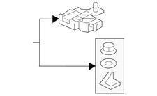 Genuine Acura Battery Current Sensor 38920-TJB-A02