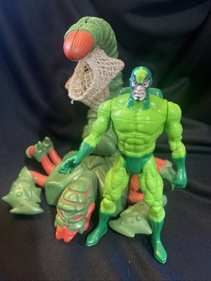 1994 Toy Biz Marvel Spider-Man Scorpion 5'' Action Figure No Tail with Scorpion