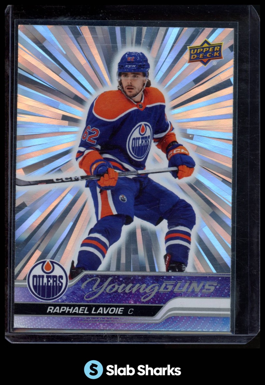 2023 UPPER DECK #499 RAPHAEL LAVOIE OUTBURST SILVER YOUNG GUNS RC ROOKIE
