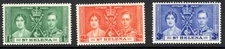 St Helena 1937 sg 128 - 130 GVI Coronation set of 3 UM MNH