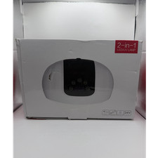 VINCAOR 24V LED/UV Nail Dryer Lamp Double Light Source Timer White/Black B