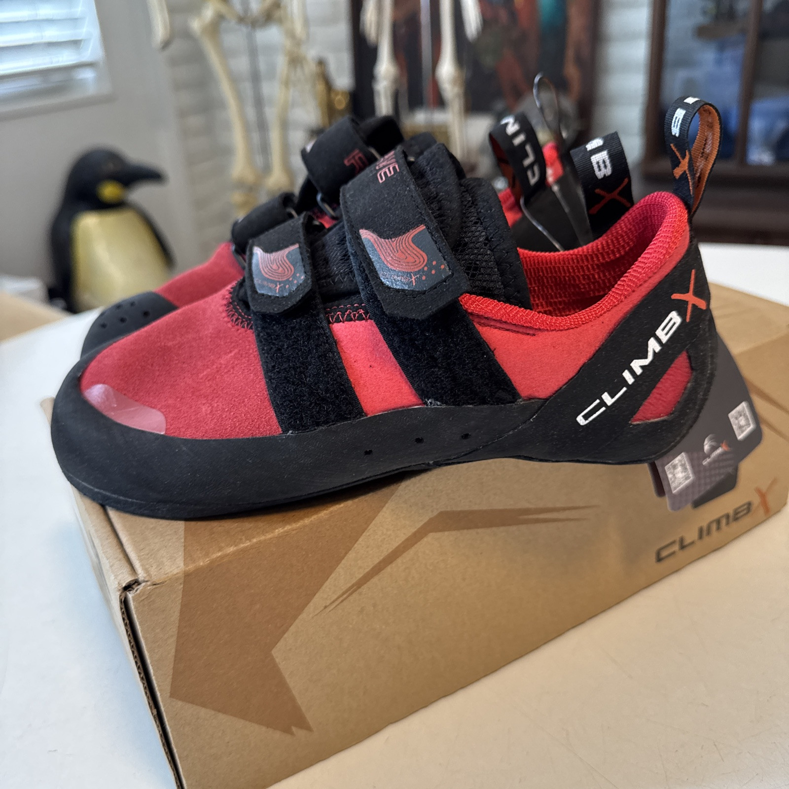 Climb X Rave Strap Climbing Shoe, Racing Red Sz 6 Us | eBay display picture 1