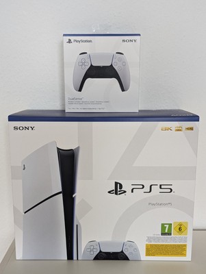 SONY PlayStation 5 SLIM Bundle - Disc Version Inkl 2 PS5 DualSense Controller  