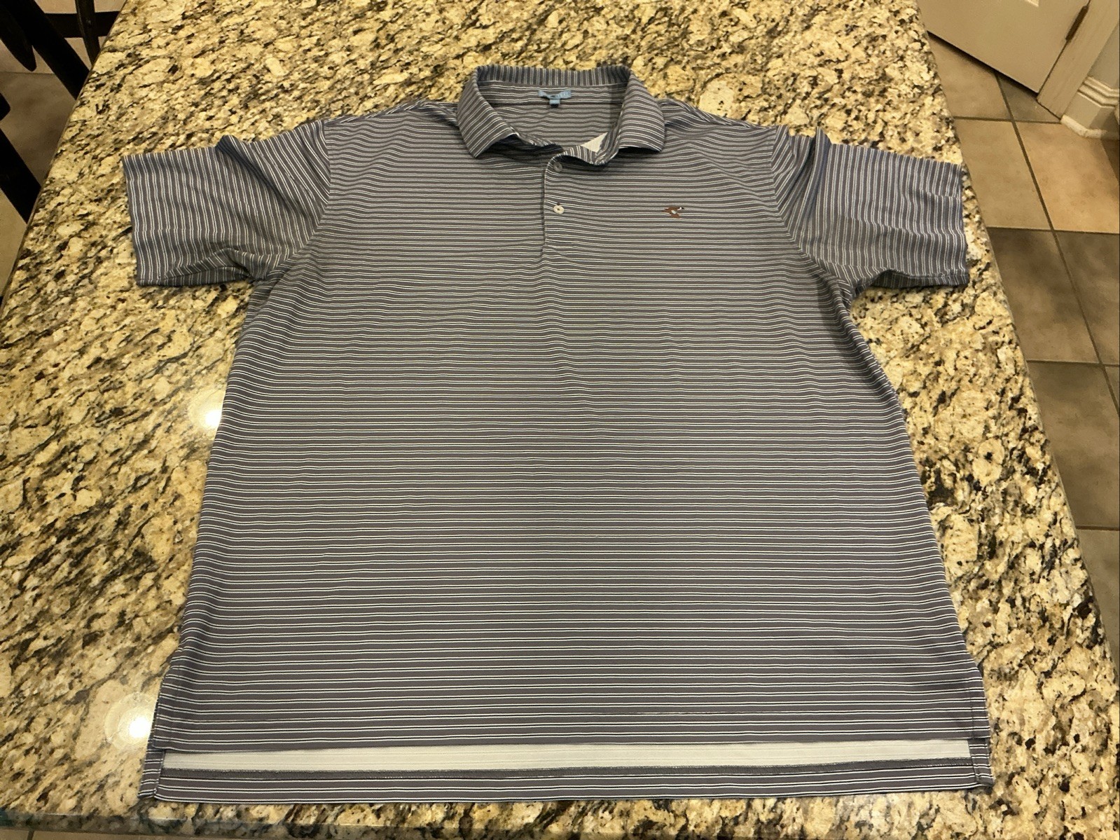 Gen Teal Polyester Blend Performance Polo Shirt M… - image 1