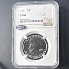 1961 Proof Franklin Half Dollar 50C NGC PF67 Littleton Select Silver .900
