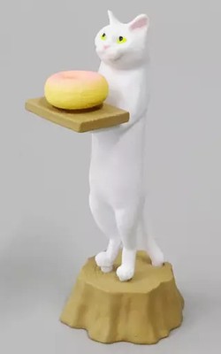 Mini Figur Shiroto Strawberry Donut ''Neko Lab Cat Bakery''