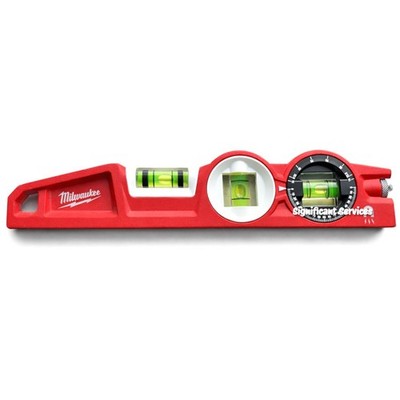 New Milwaukee 48-22-5210 Magnetic Level 10'' Die Cast SHARPSITE 360° Locking Vial