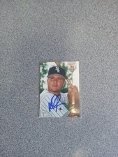 Mark Johnson Signed In Person 1994 Topps Stadium Club Draft Pick Rc A19