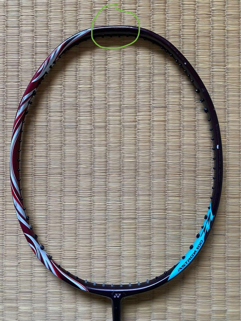 ASTROX100zz 4Uジャンク品 Yonex Astrox 100ZZ Badminton Racquet 4U6 Used, Repair Needed
