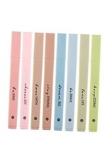 Bible Highlighters with Soft Chisel Tip Assorted Colors Pens No 8 Pack Earthy