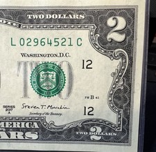    New 2017-A  2 TWO DOLLAR BILL L-C. BLOCK  SAN FRANCISCO  L    fw FRN-UNC