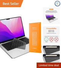 2023 GhostCover Keyboard Cover - Translucent Tinted for MacBook 14/16
