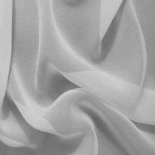 50 Yards 60" White Fine Chiffon Sheer Draping Fabric