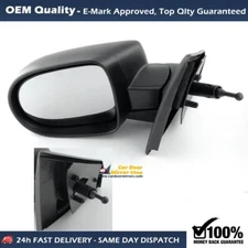 Fits Renault Clio 2005-2009 Complete Manual Wing Mirror Unit Passenger Left Side