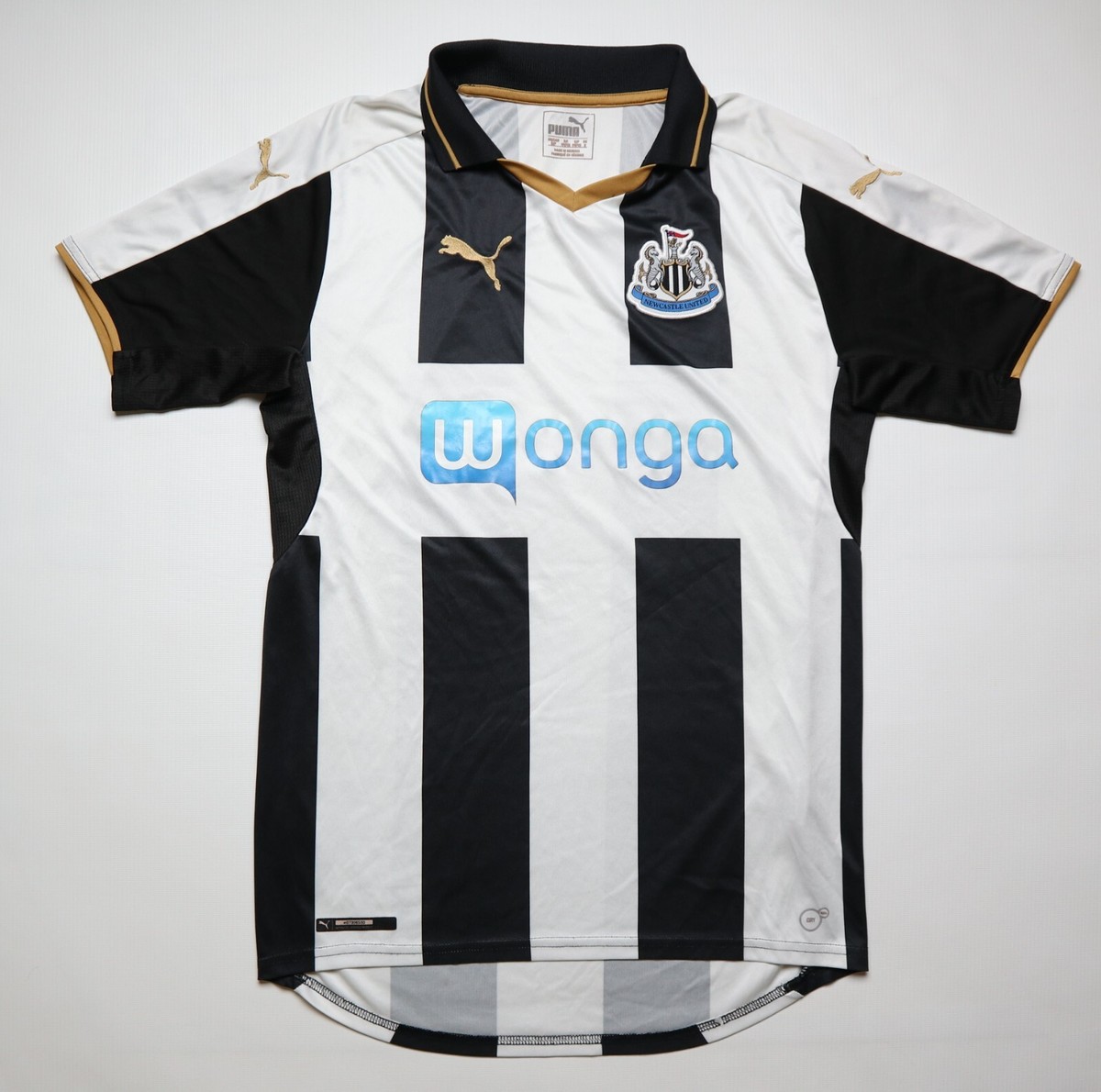 NEWCASTLE UNITED 2016/2017 HOME FOOTBALL SHIRT SOCCER JERSEY KIT TOP PUMA  MENS S