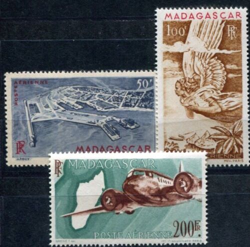 MADAGASCAR 1946 Yvert PA 63-64A ** POSTFRISCH TADELLOS (F3728 - Picture 1 of 2