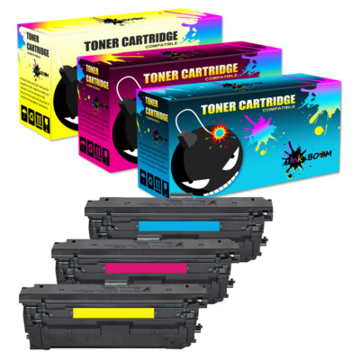 3 CMY Toner replace for HP CF361A-3A 508A LaserJet Enterprise M553dn M552dn
