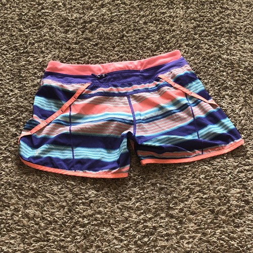 IVIVVA by LULULEMON Girls aztec Speedy Shorts athletic shorts, size 14 - Picture 2 of 11