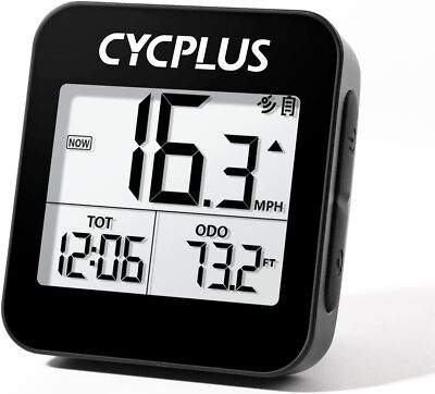 CYCPLUS GPS Fahrradcomputer Drahtlos Tacho Radcomputer IPX6 Kilometerzähler
