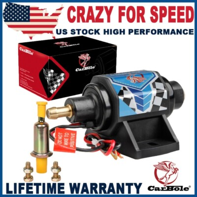 #ad 12S 12Volt Electric Fuel Pump 35gph 5 9 psi For SBC BBC Holley SBF Chevy Ford $23.99