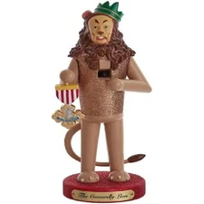 Kurt Adler Wizard of Oz Cowardly Lion Nutcracker, 10"