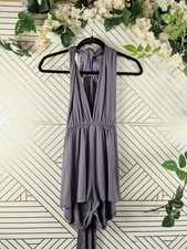 Lulu's Women's Anyway You Want Me Purple Convertible Romper Size Small