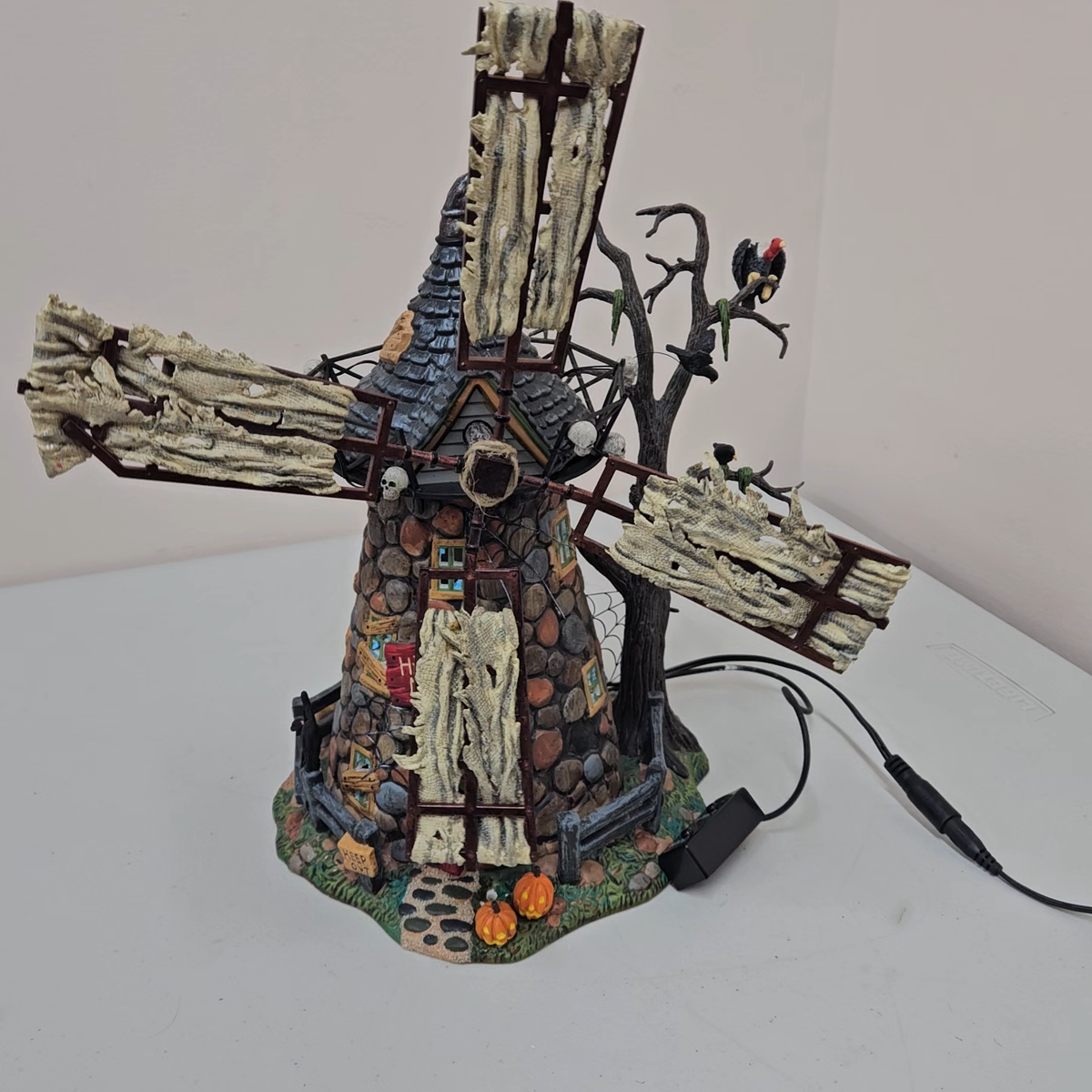 Department 56 Snow Village Halloween Haunted Windmill 55345 | eBay