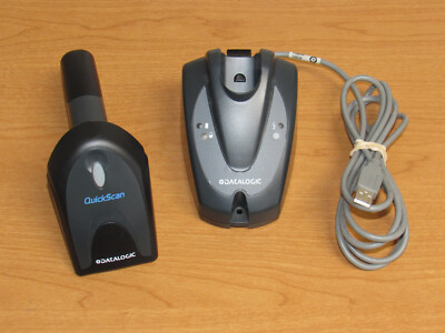 Datalogic Quickscan M2 Wireless Barcode Scanner Type 130 Gun / Cradle / Cable