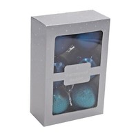 Christbaumschmuck 6 Packung Bruchsicher Kugeln 60Mm - Blau