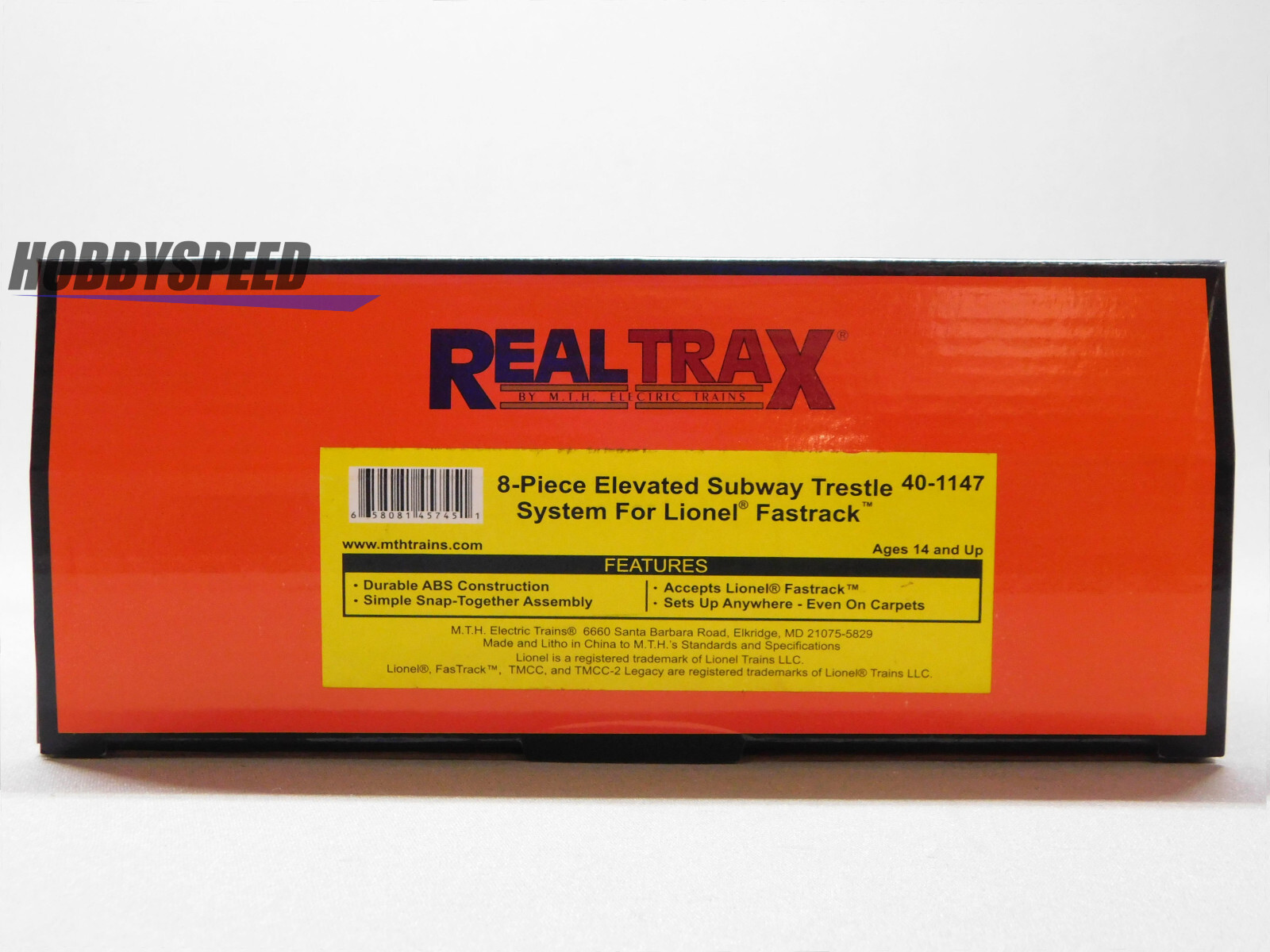 MTH RAILKING 8 PIECE ELEVATED SUBWAY TRESTLE SET FASTRACK O GAUGE 40 ...