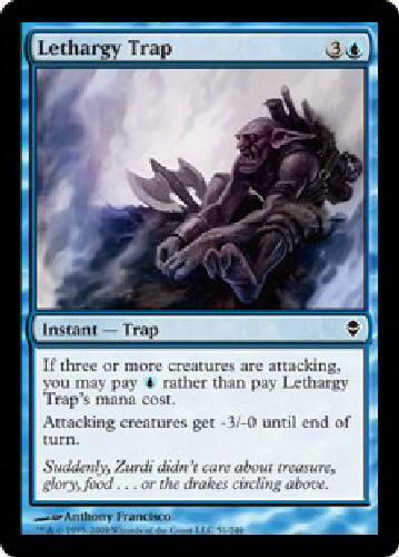 LETHARGY TRAP FOIL Zendikar MTG Magic the Gathering Cards DJMagic