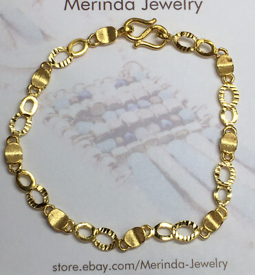 24K Solid Yellow Gold Beautiful O Inches, Grams