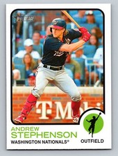 2022 Topps Heritage #570 Andrew Stephenson   Washington Nationals