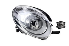 Scheinwerfer passend für Fiat 500L 09/12- H7 Re. Beifahrerseite Halogen + Nebel.