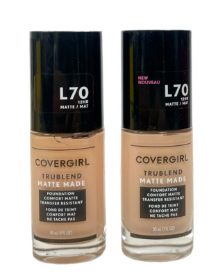 Covergirl Trublend Matte Made Foundation Lot of 2 x (30ml/1floz) You Pick Shade!