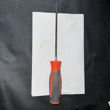  Snap-on Tools ORANGE Hard Handle 3/16" Flat Cabinet Tip Screwdriver  SHD146