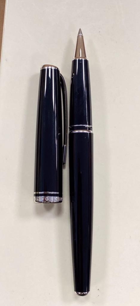 MONTBLANC GENERATION ROLLER BALL PLATINUM 7386 BLACK INK PEN-USED