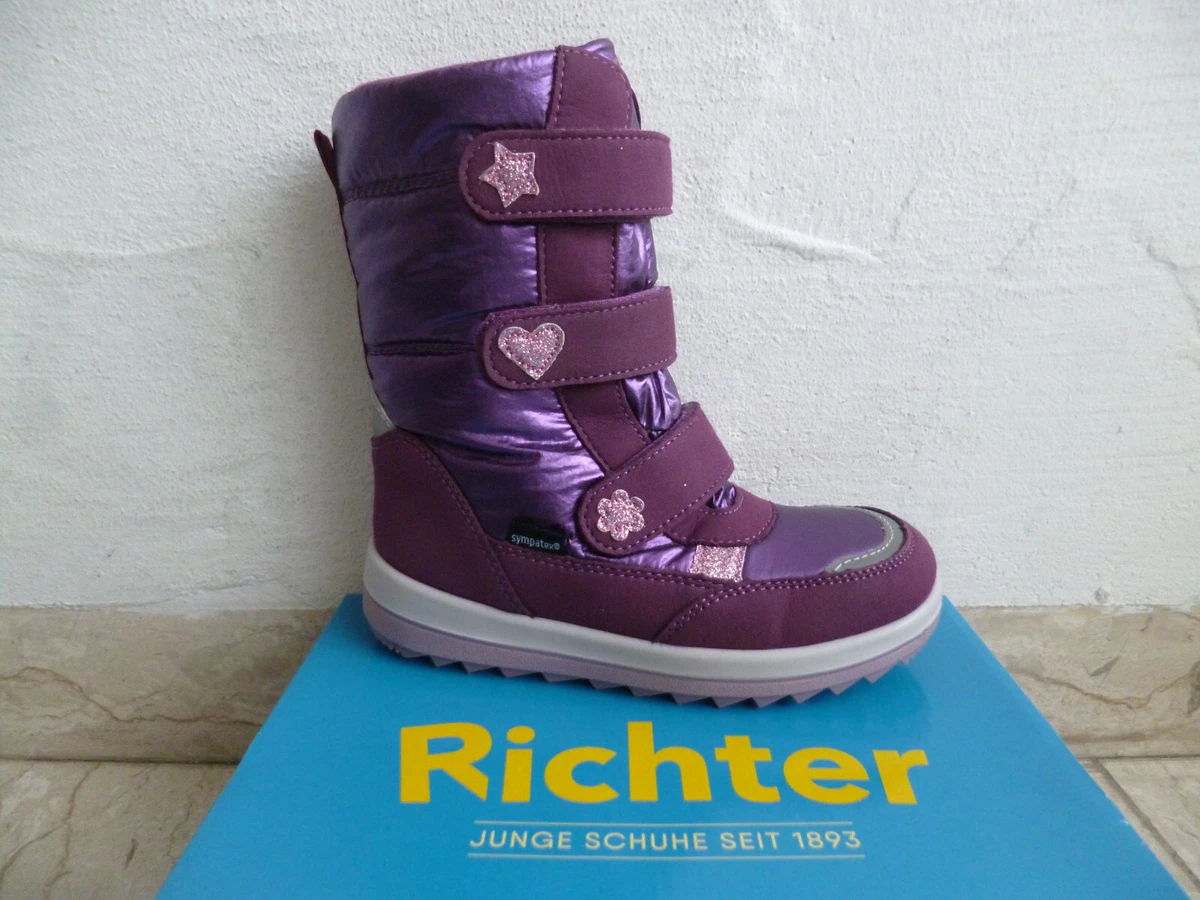 Bottes D'Hiver En Cuir Marron Richter Pour Fille - Pointure 27 - Sympatex - Occasion