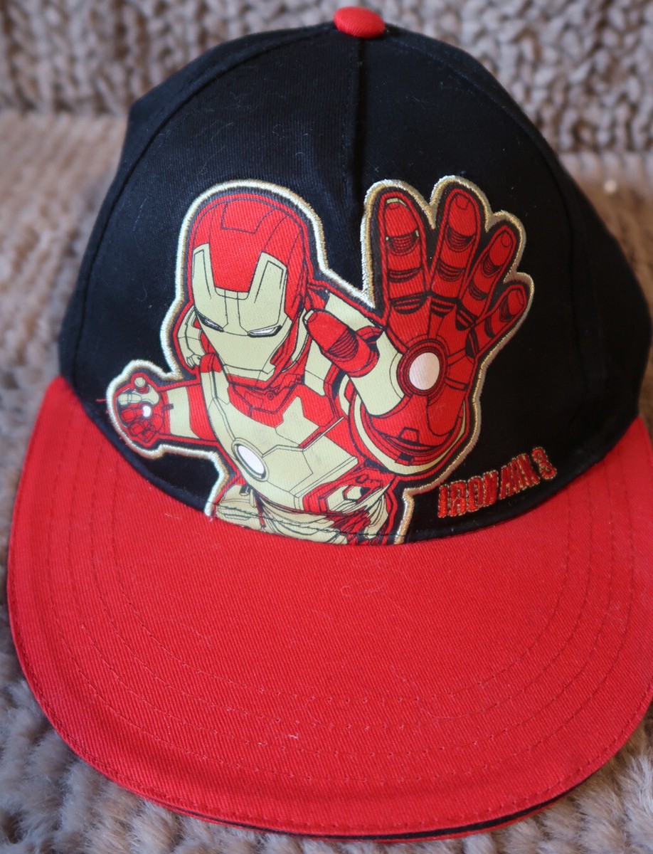 Marvel IRON MAN Kids Adjustable Snap-Back Baseball Cap Hat