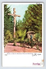 Postcard California Santa Barbara CA Mission Garden Pre-1907 Unposted Divided