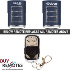 Boss Garage Door Remote BHT3/BHT-3/HT3/BOSS6 Replacement 433MHz BOL4/BOL6/OL4
