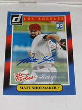 2014 Donruss The Rookies Autograph Matt Shoemaker