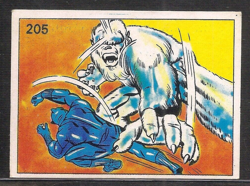 1980 Marvel Super Heroes Venezuela Sticker Black Panther Venezuelan SUPER RARE
