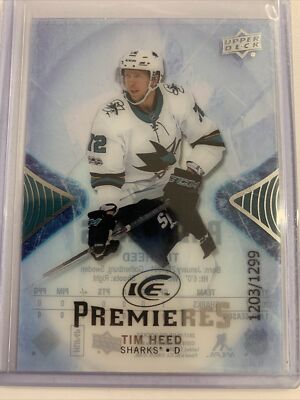 Tim Heed 2017-18 UD Ice Premiers #1203/1299 C'D #110