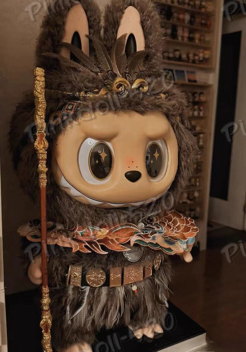POP MART The Monsters Labubu ZIMOMO 58CM Black Wukong Series POP MART The Monsters Labubu ZIMOMO 58CM Black Wukong Series