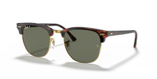 Ray-Ban Clubmaster Classic Tortoise/Gold / G-15 Green Polarized 49 mm Sunglasses