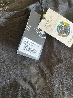 Swannies T Shirt Tiger Woods The GOAT Size Small Black Short