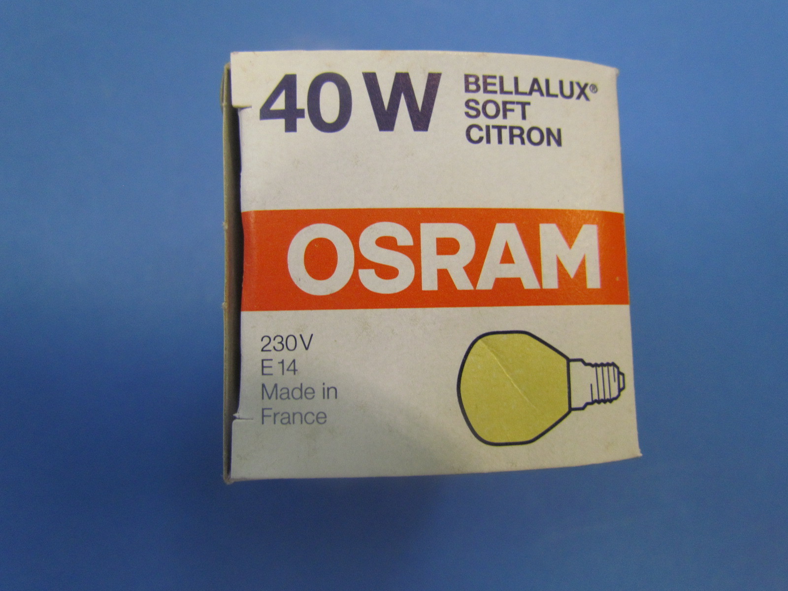 Osram Drops Soft Citron 40W E14 Mat Lightbulb 40 Watt warm 